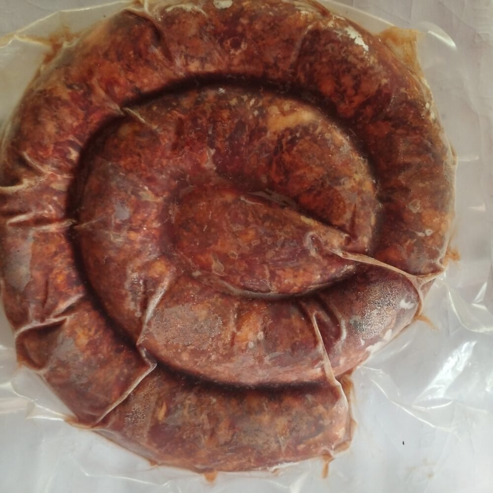 BORREGO - Salchicha cruda con Guajillo .500 gr